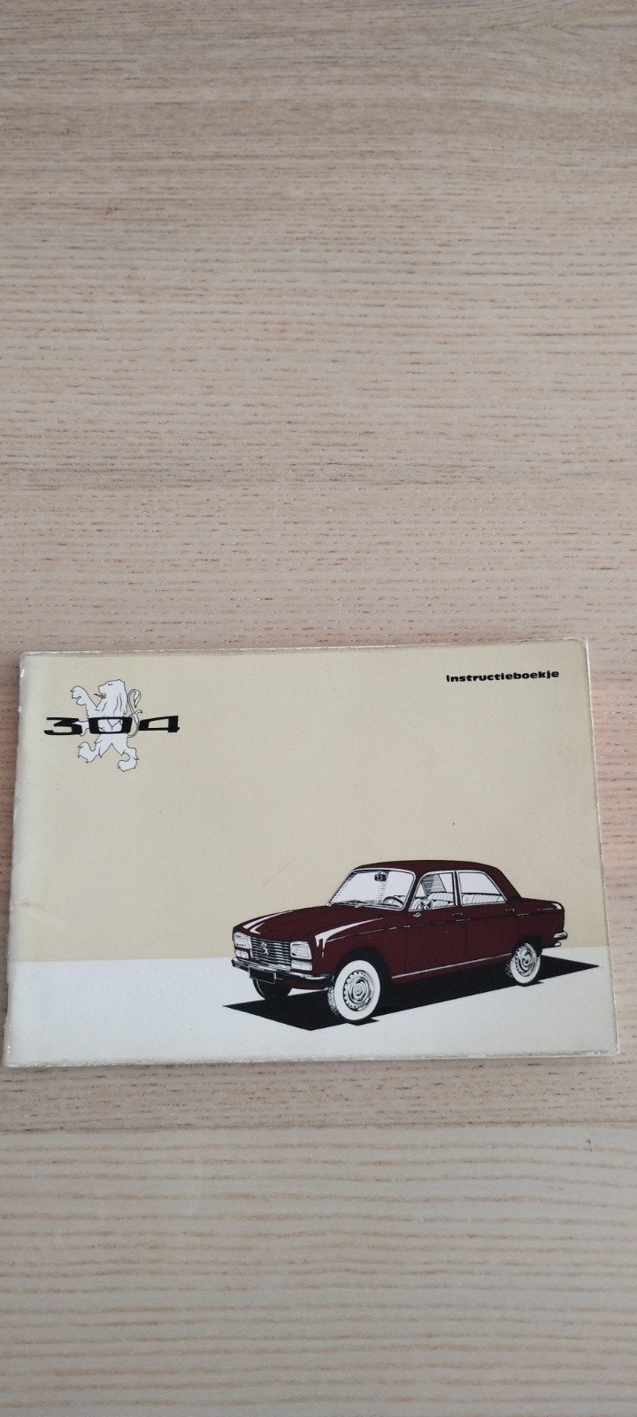 Instructieboekje Peugeot 304 - Origineel, Ophalen of Verzenden