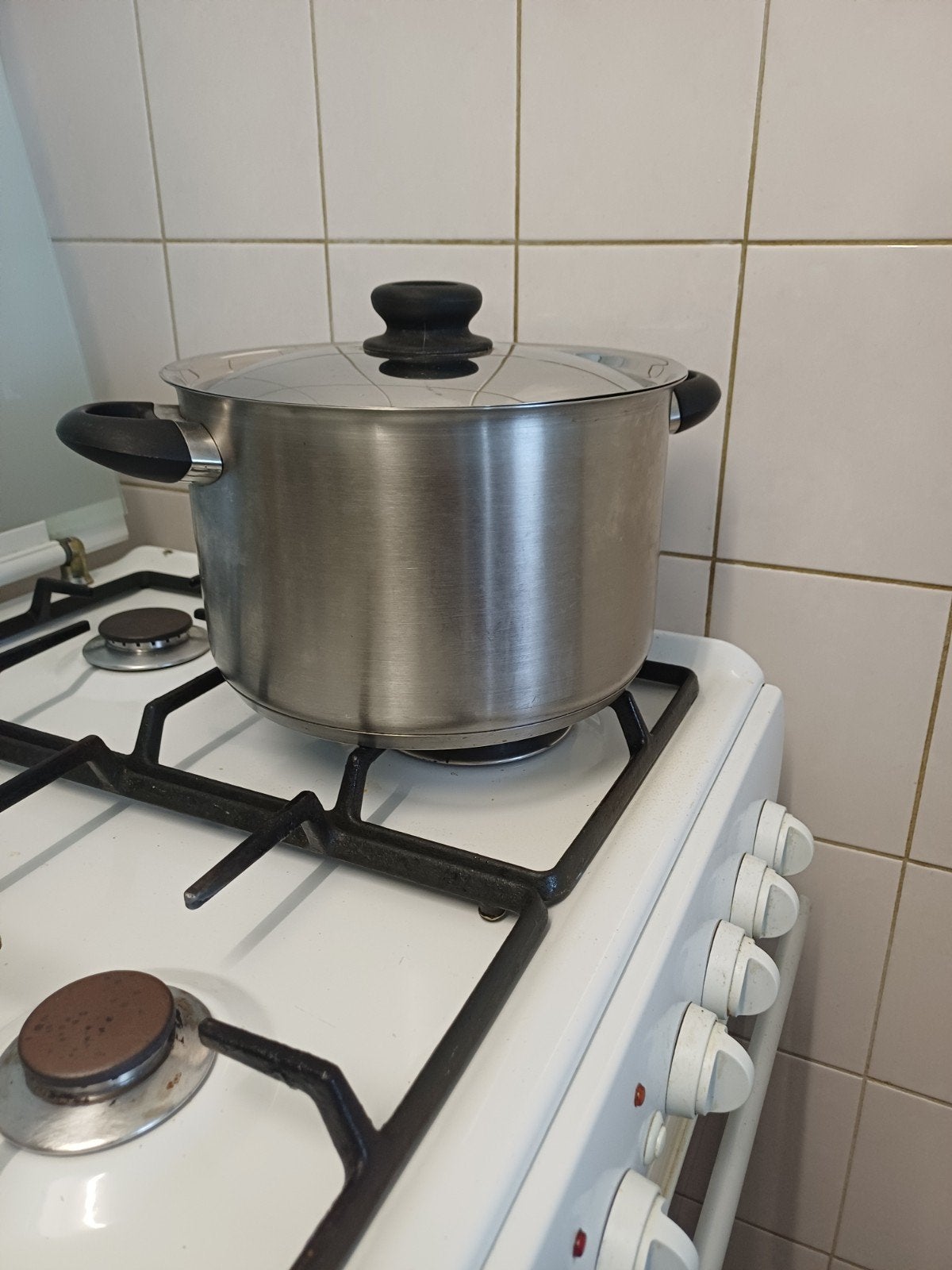 BK Kookpan RVS met Deksel - Geschikt voor Inductie, Kookpan of Snelkookpan, Gebruikt, Ophalen of Verzenden, Rvs