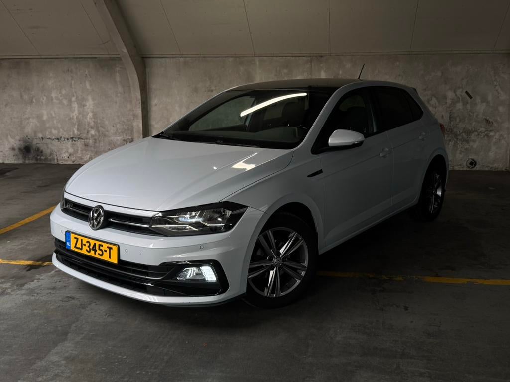Polo R-line 1.0 TSI /Carplay/Digital Dashboard/ACC/Stoelverw, Voorwielaandrijving, Alcantara, Wit, Handgeschakeld