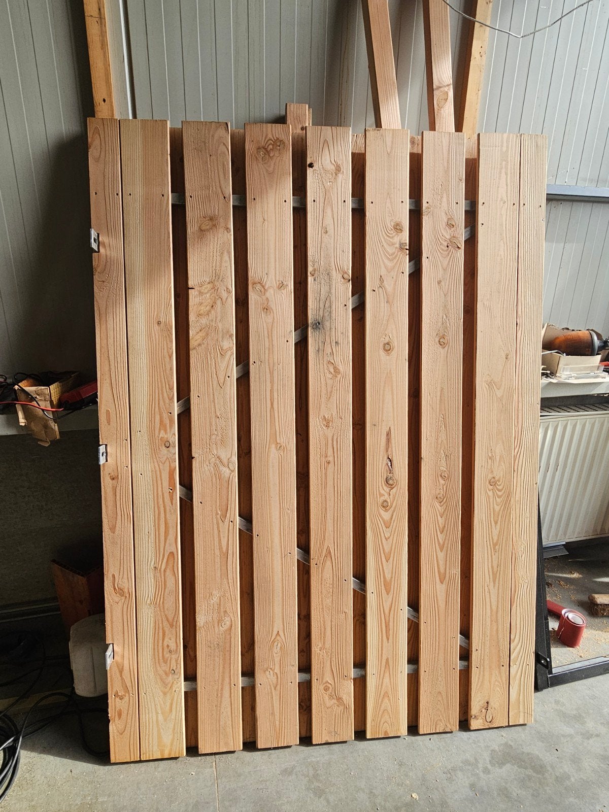 Nieuwe Douglas poort 140x195cm, Tuin en Terras, Ophalen, Met poort, Nieuw, Tuinhek