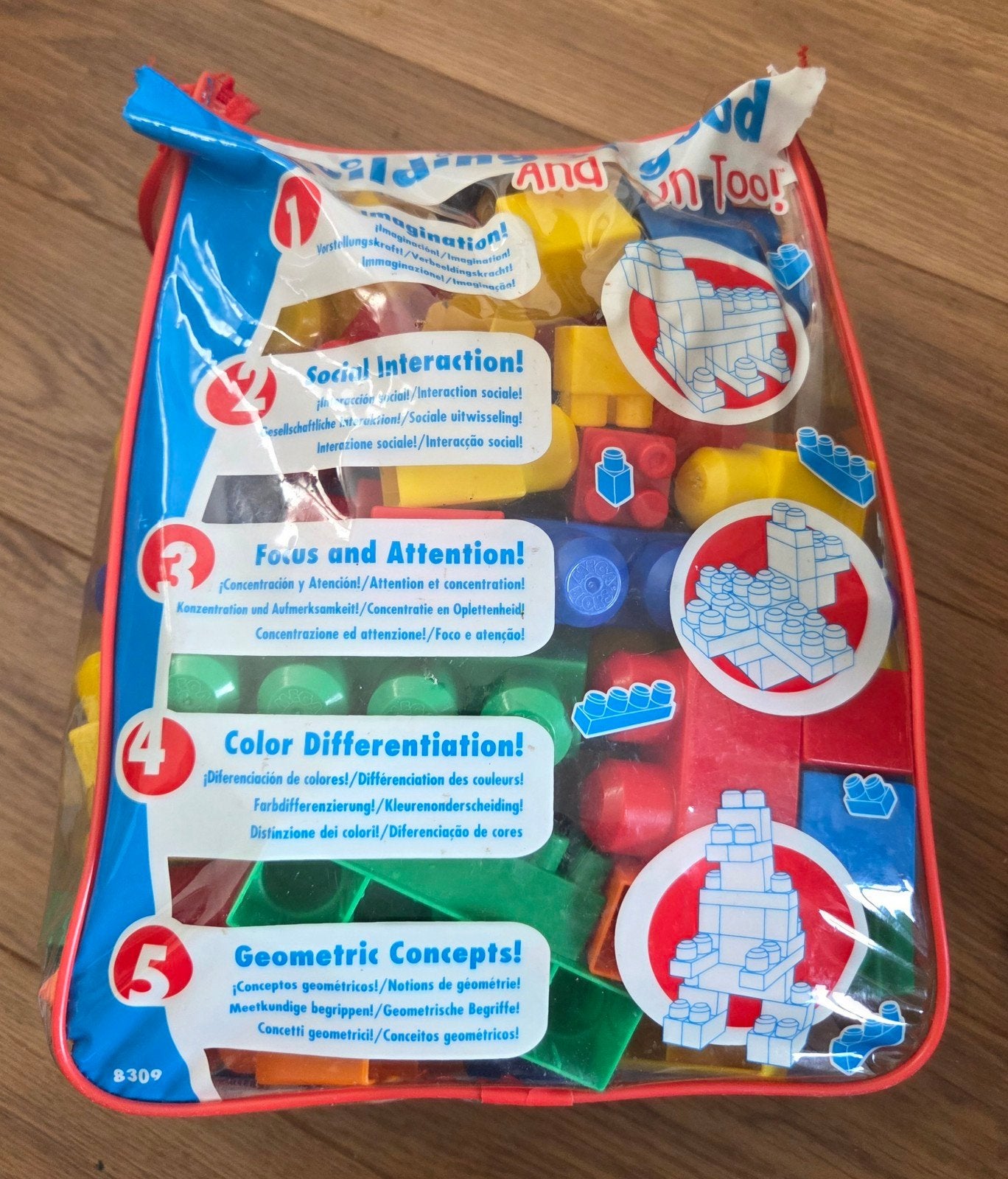 Mega Bloks Bouwblokken Set - 70 Stuks, Ophalen, Gebruikt, Megabloks