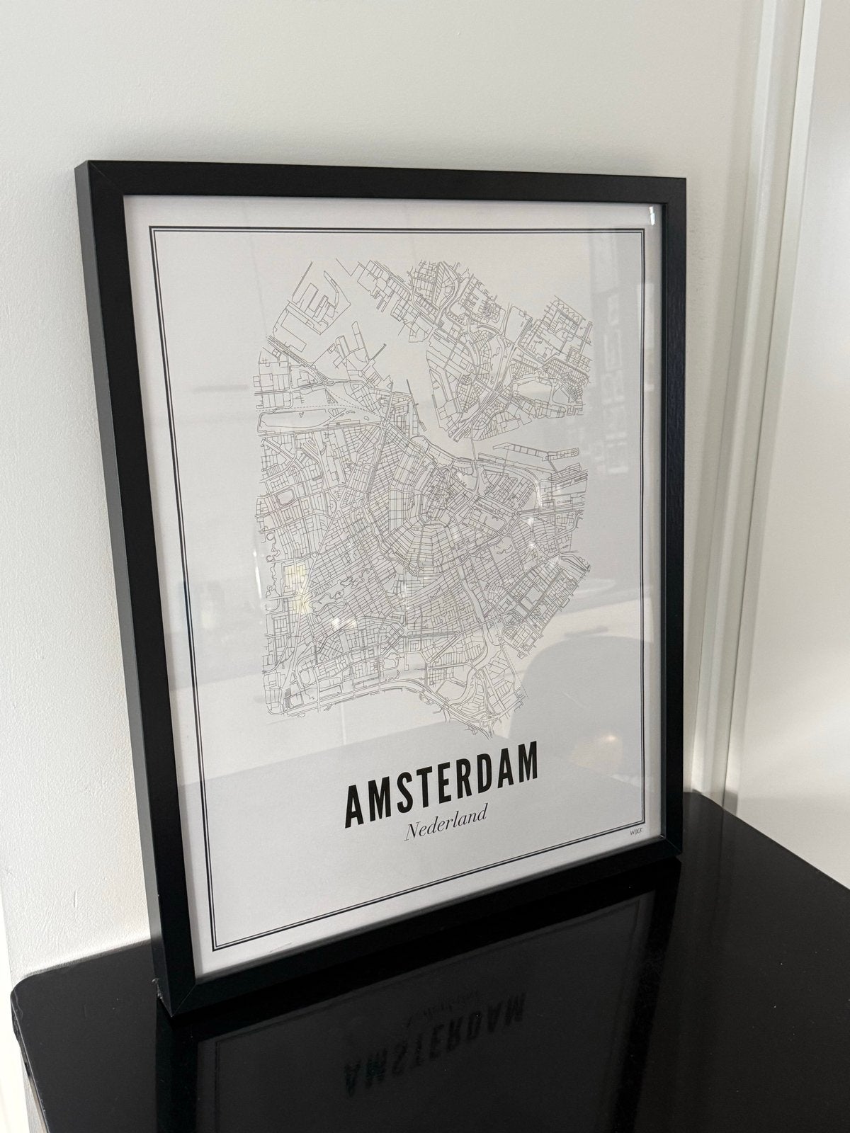 WIJCK print 'Amsterdam', Huis en Inrichting, 50 – 75, Ophalen of Verzenden, 50 tot 75 cm, Print