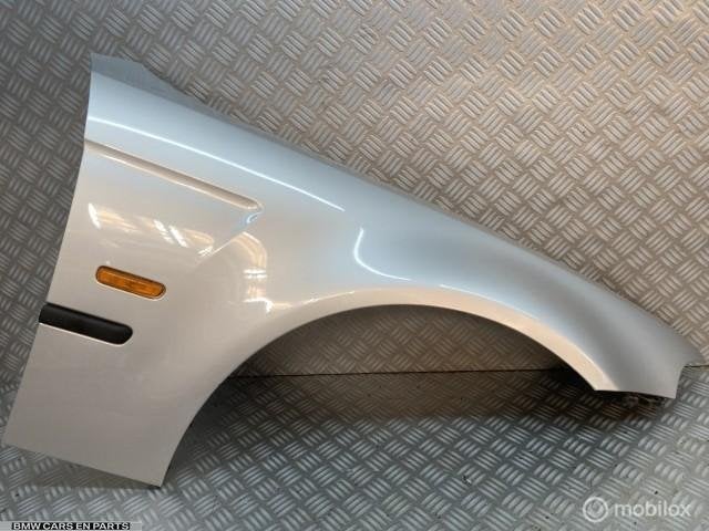 Rechter spatbord BMW 3-serie Compact E46  titan zilver 354, Gebruikt, Partnerportal@bmw.de, Bmw, Ophalen of Verzenden