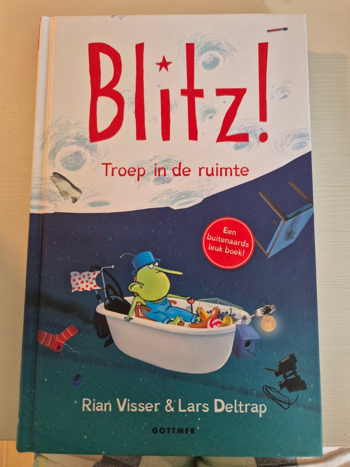 Blitz! Troep in de ruimte - Rian Visser & Lars Deltrap, Fictie algemeen, Nieuw, Ophalen of Verzenden, Rian Visser & Lars Deltrap