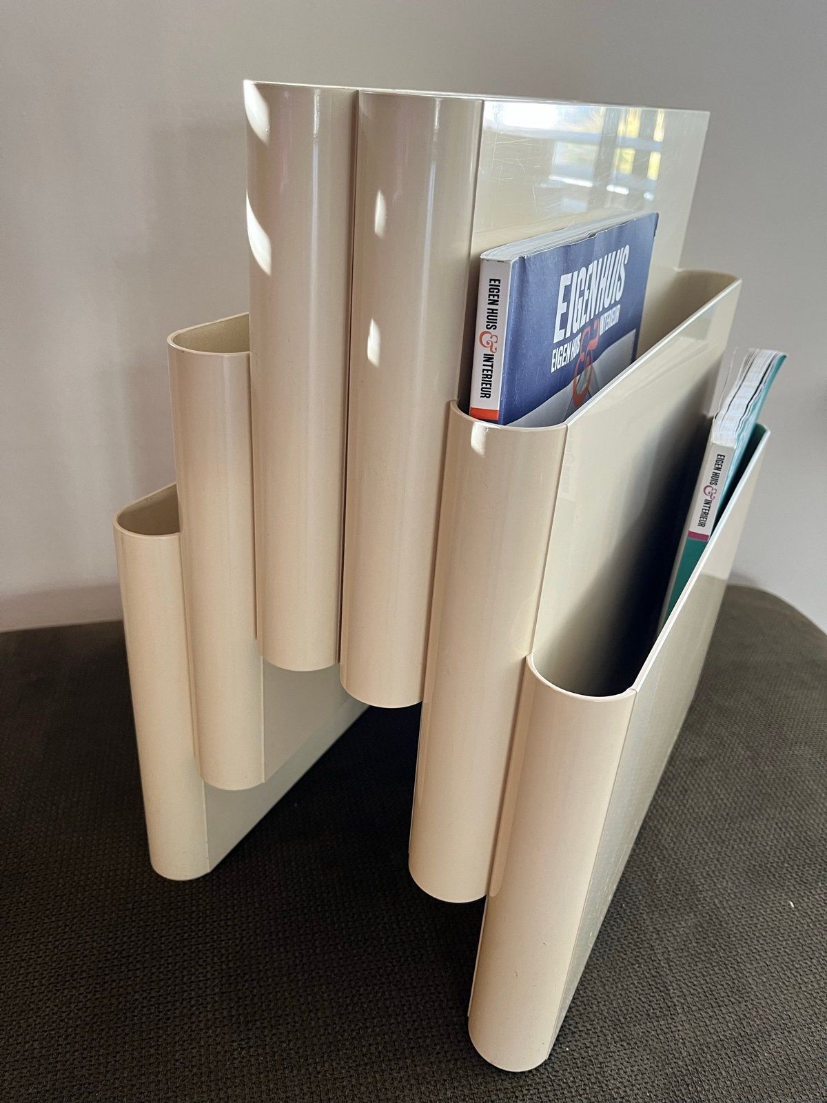 Vintage Kartell Magazinehouder - G. Stoppino Design, Ophalen of Verzenden, Zo goed als nieuw