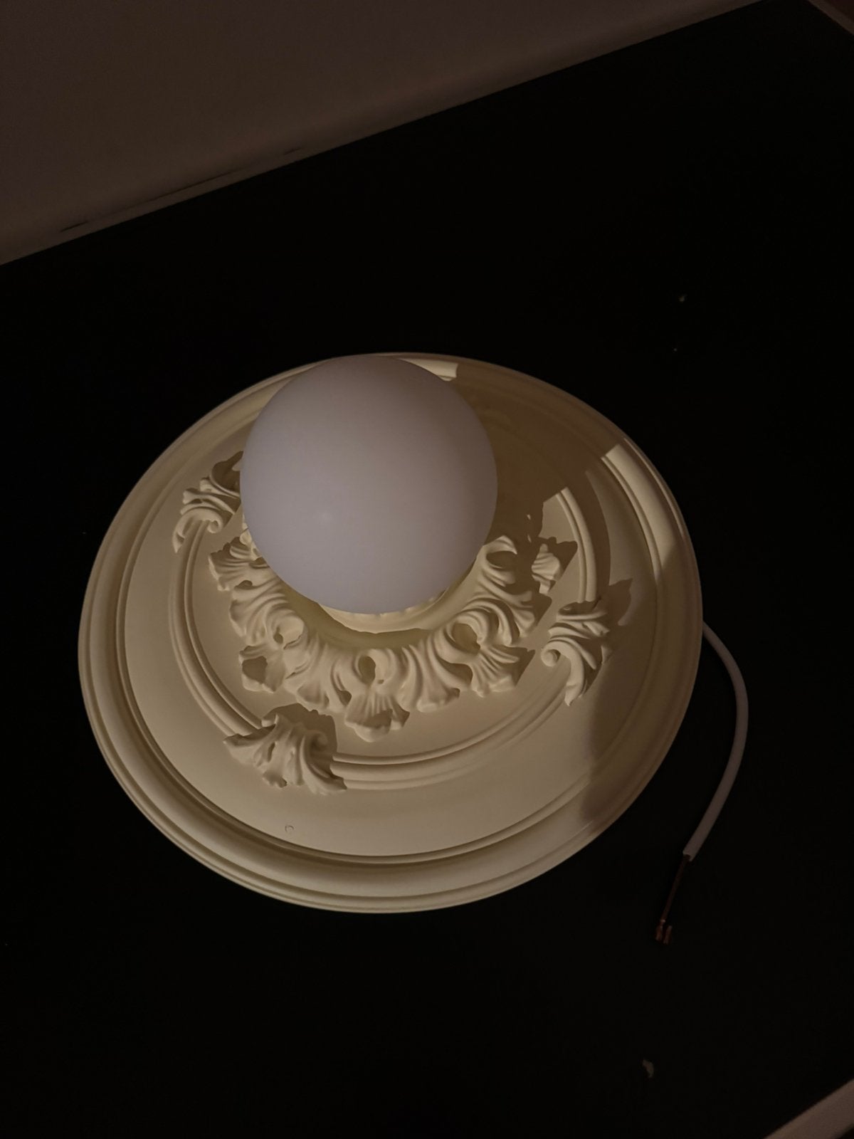 Plafondlamp met rozet, Ophalen of Verzenden