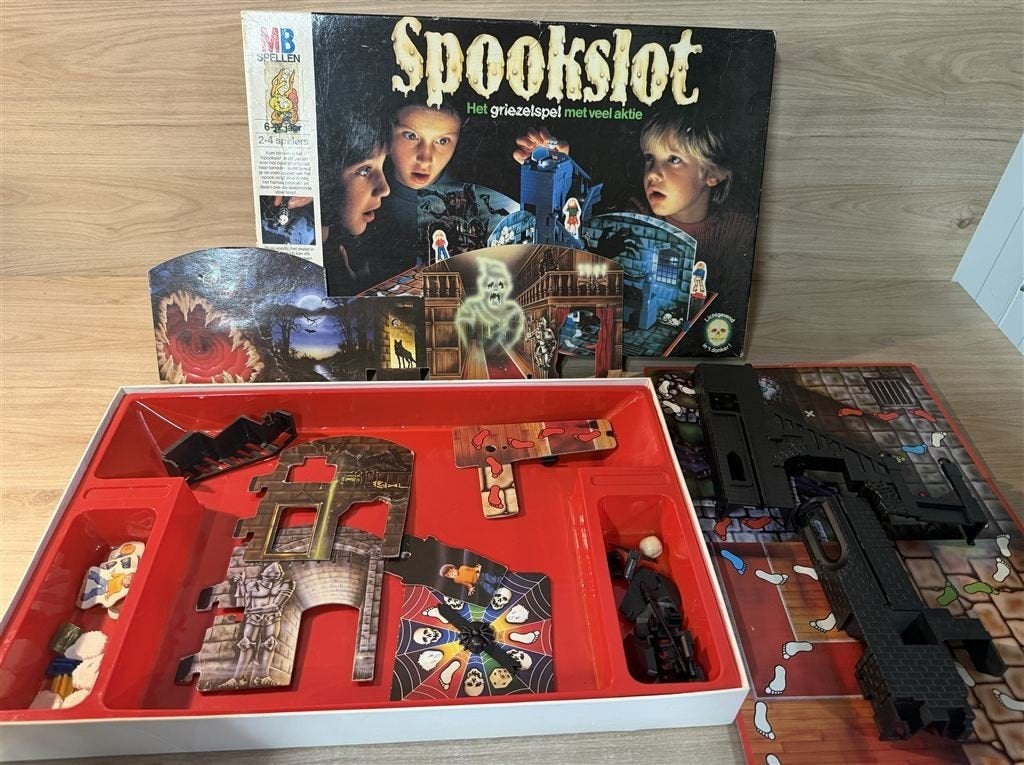 spookslot het griezelspel met veel aktie orgineel - s6588, Verzenden, Zo goed als nieuw