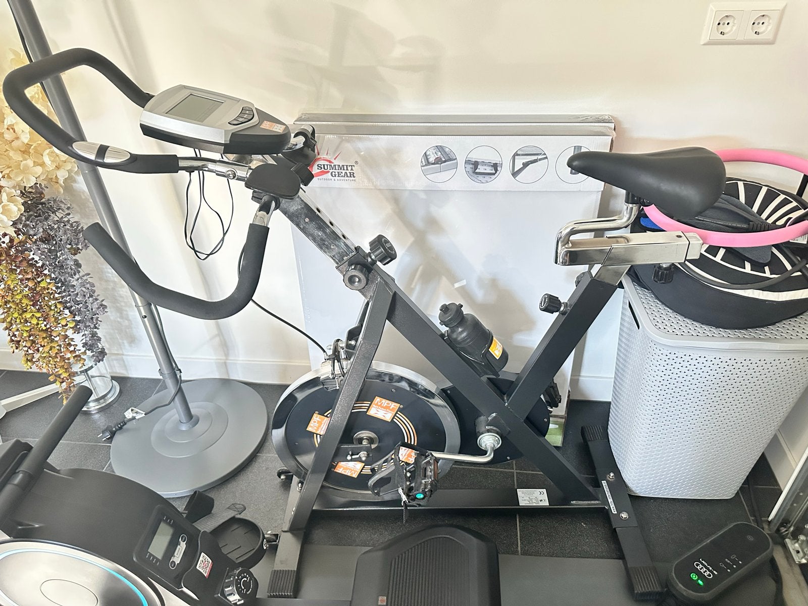 Spinningfiets voor training binnen, Ophalen, Gebruikt, Spinningfiets, Metaal