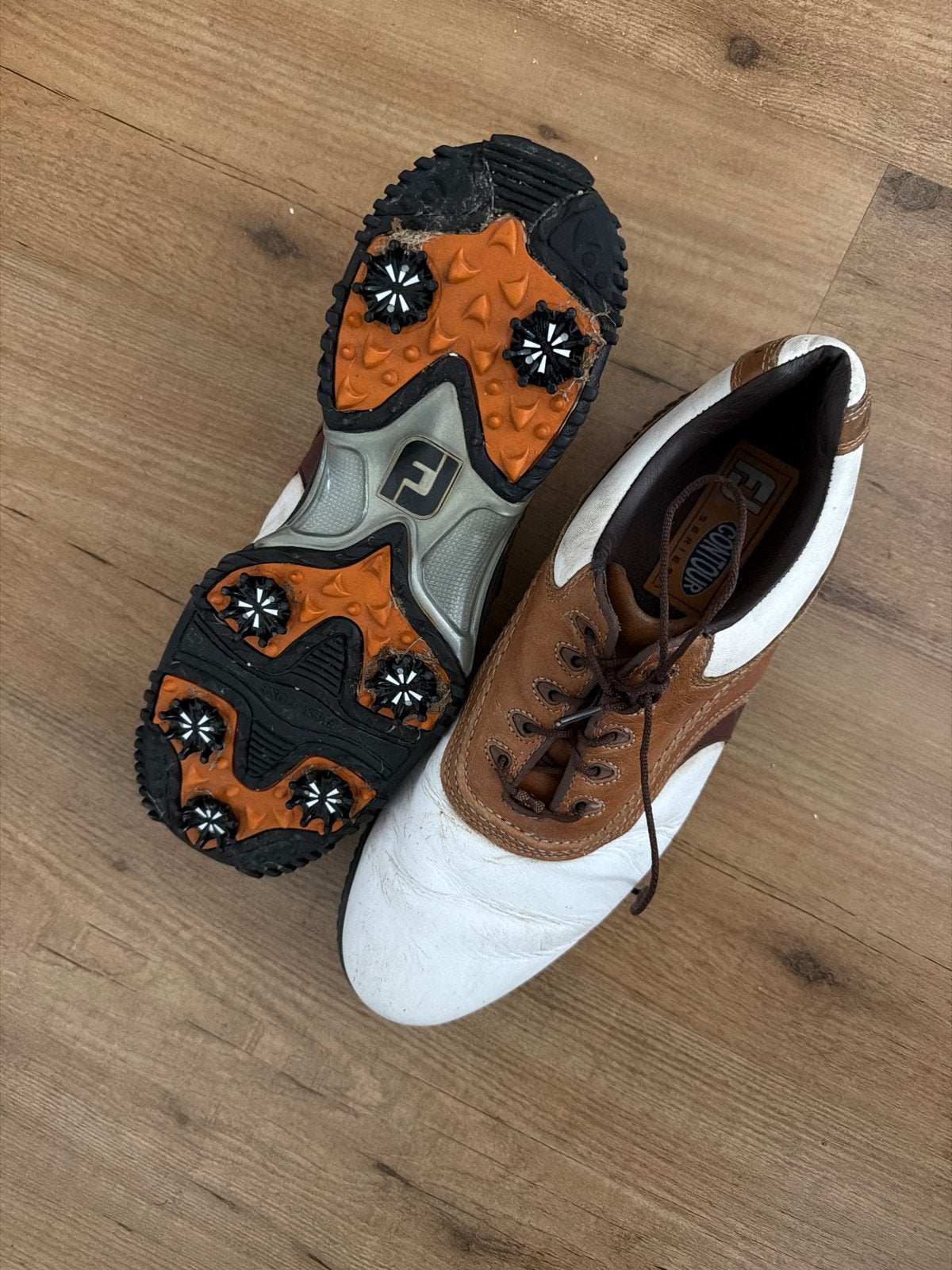 Klassieke FootJoy golfschoenen - Maat 44.5, Ophalen of Verzenden, Gebruikt, Schoenen, Overige merken