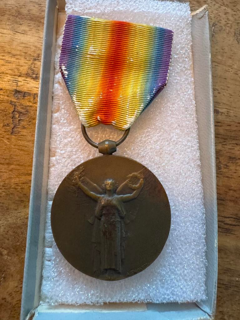 Franse Overwinningsmedaille 1914-1918 (Intergeallieerde), Ophalen of Verzenden