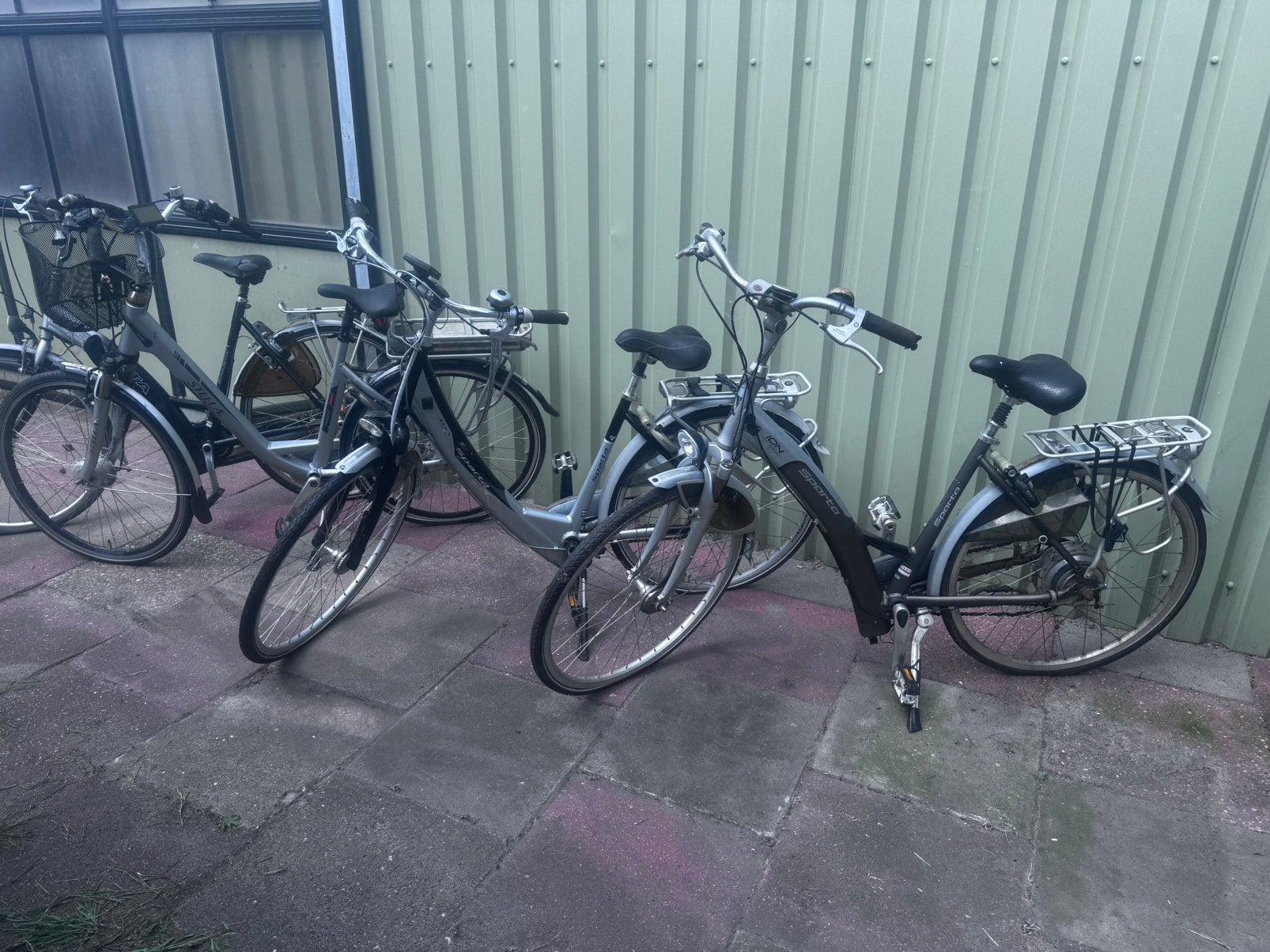 Partij elektrische fietsen Sparta en Stella, 59 cm of meer, Ophalen, Gebruikt, Overige merken