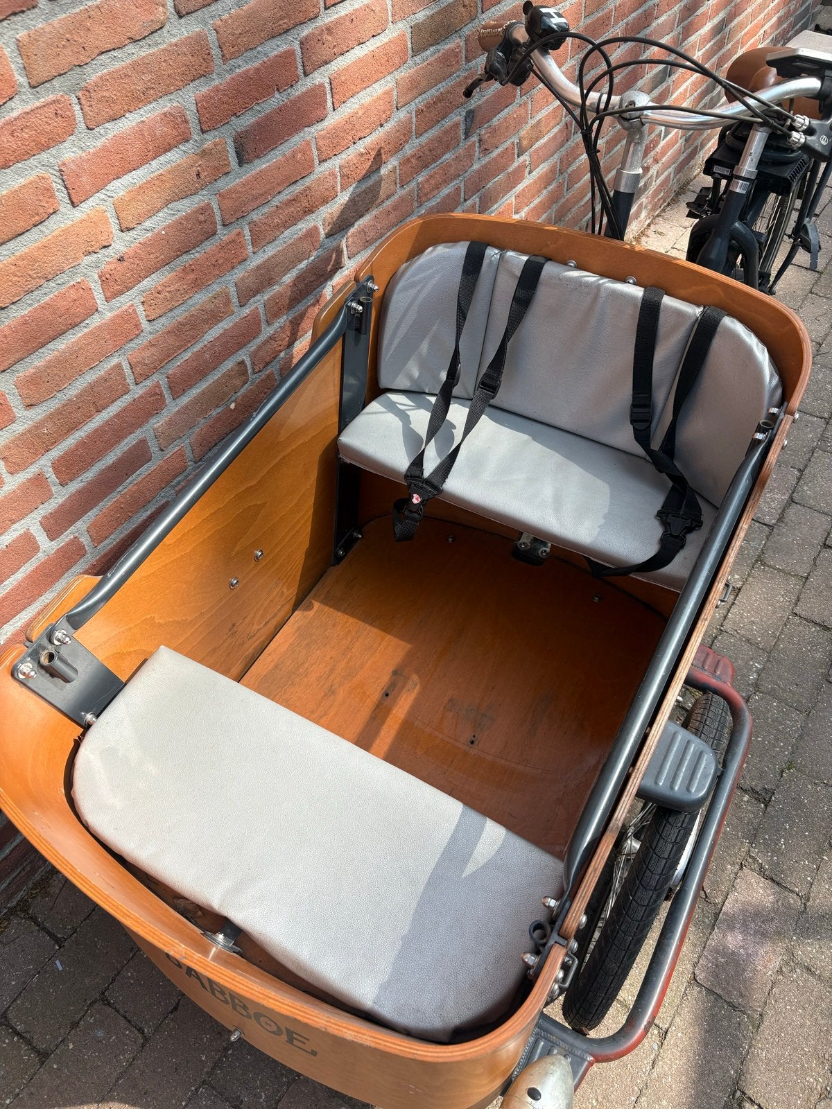 Babboe Curve Bakfiets - Elektrisch, met aandachtspunten, Fietsen en Brommers, Fietsen | Bakfietsen, Gebruikt, Elektrisch, 2 kinderen