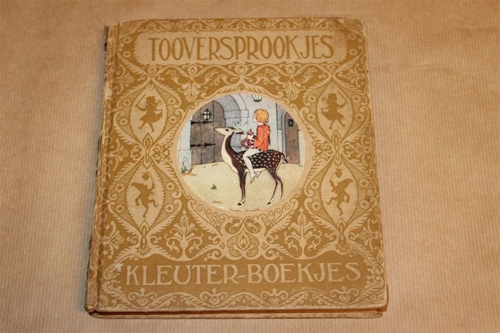 Tooversprookjes — Vintage Boek — Prenten Jan Wiegman [1922], Ophalen of Verzenden, Gelezen
