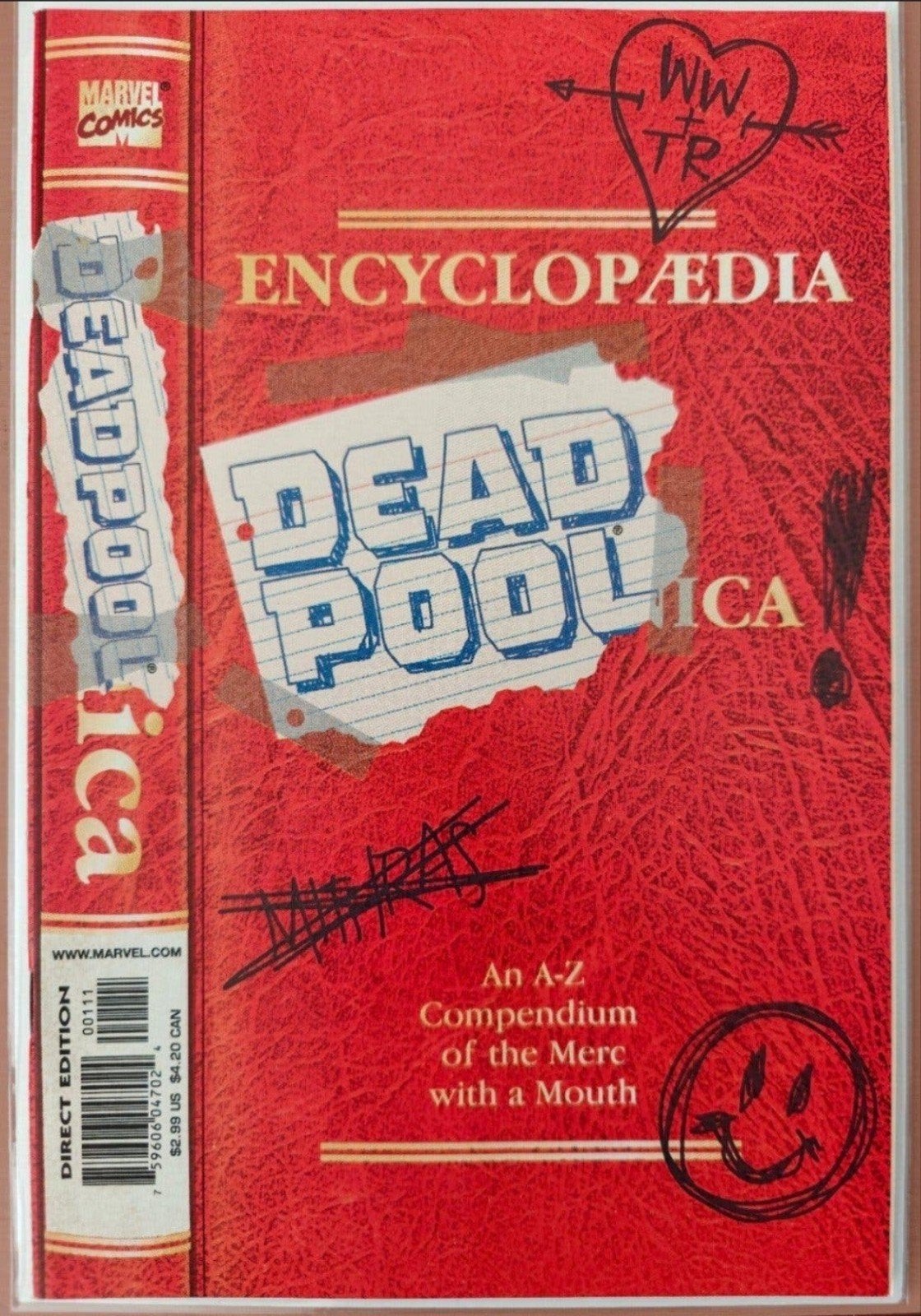 Deadpool Encyclopedia #1 (1998) Deadpoolica 🔥 1st. series, Eén comic, Amerika, Marvel Comics, Ophalen of Verzenden
