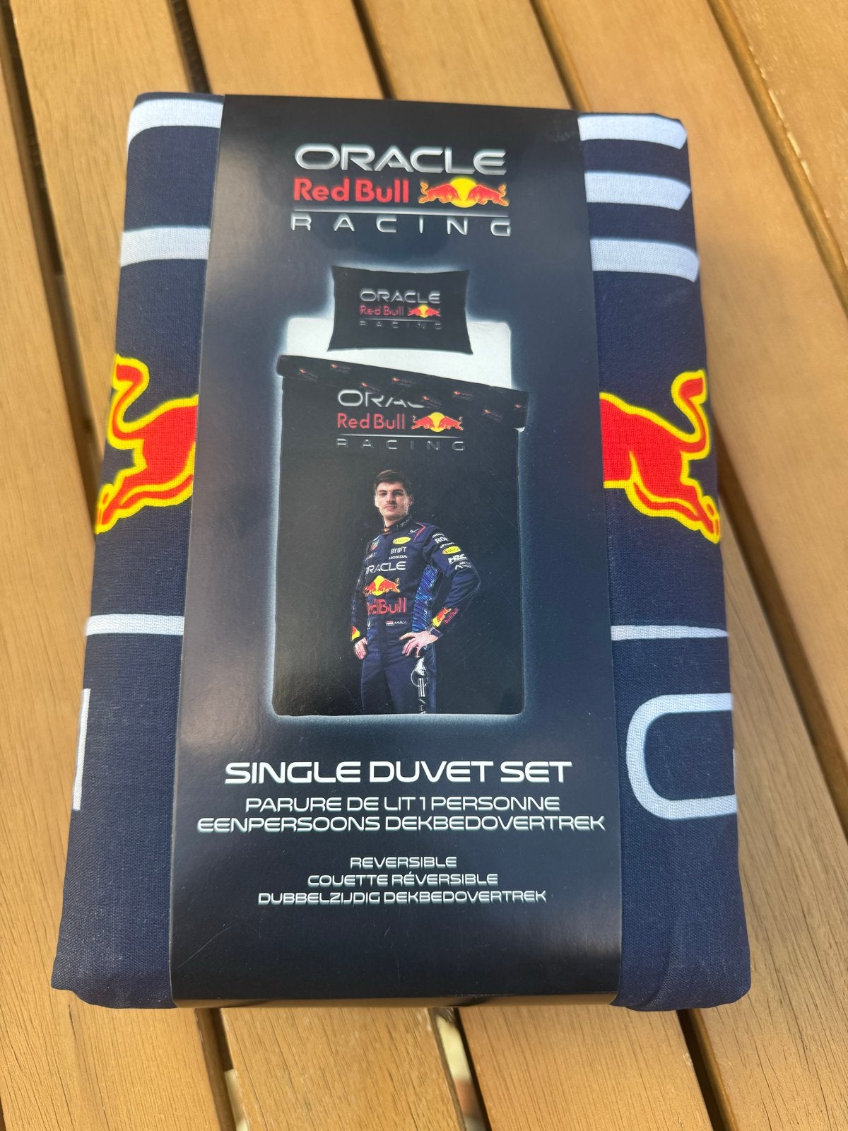 Red Bull Racing Max Verstappen Eenpersoons Dekbedovertrek, Eenpersoons, Dekbedovertrek, Katoen, Nieuw