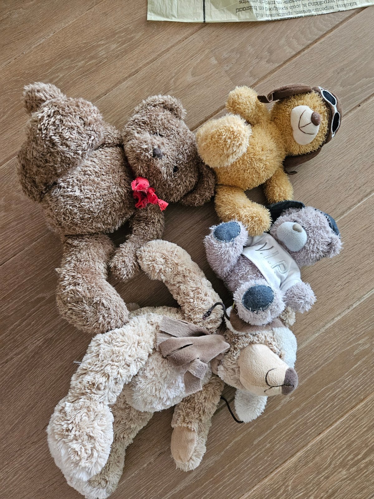 Diverse knuffelberen - set van 4, Gebruikt, Overige merken, Overige karakters, Beer