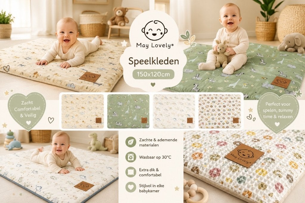 Speelkleed / May Lovely® / 150x120cm / Div. designs / Nieuw, Ophalen of Verzenden, Nieuw