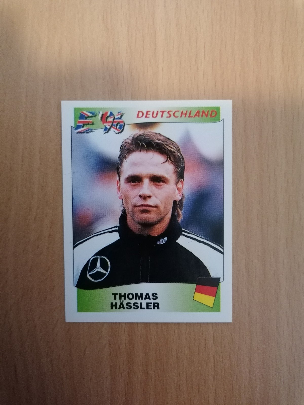 Panini Euro 96 #208 Hässler., Ophalen of Verzenden, Zo goed als nieuw, Plaatje