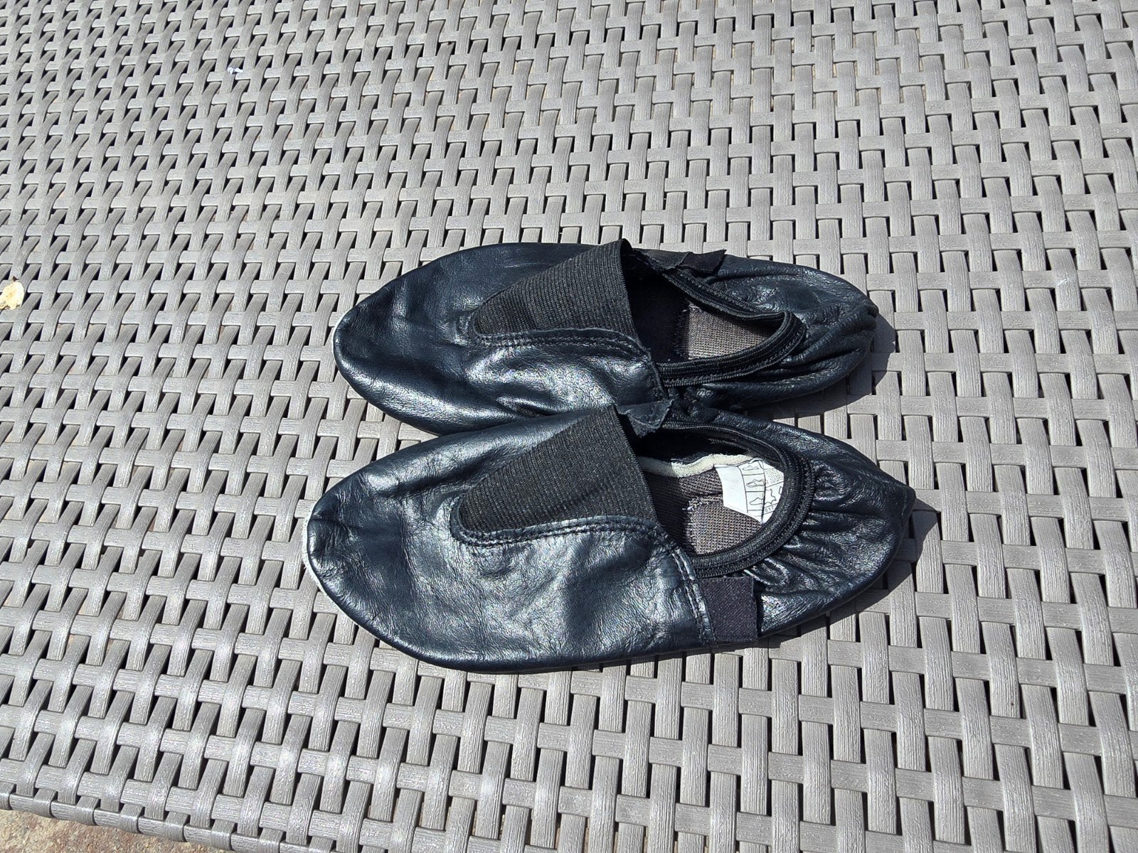 Zwarte leren turnschoenen turnen maat 33 nieuwe, Meisje, Overige typen, Nieuw, Geen