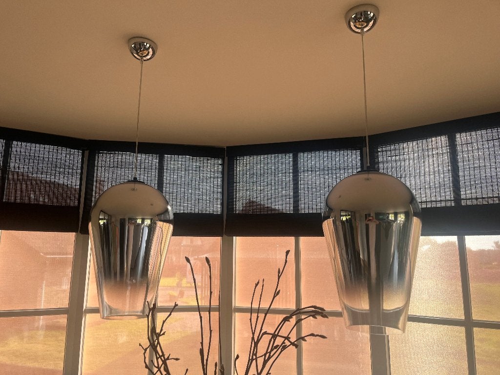 prachtige set originele Tom Dixon Fade lampen, Ophalen, Overige materialen, Gebruikt, E14 (klein)