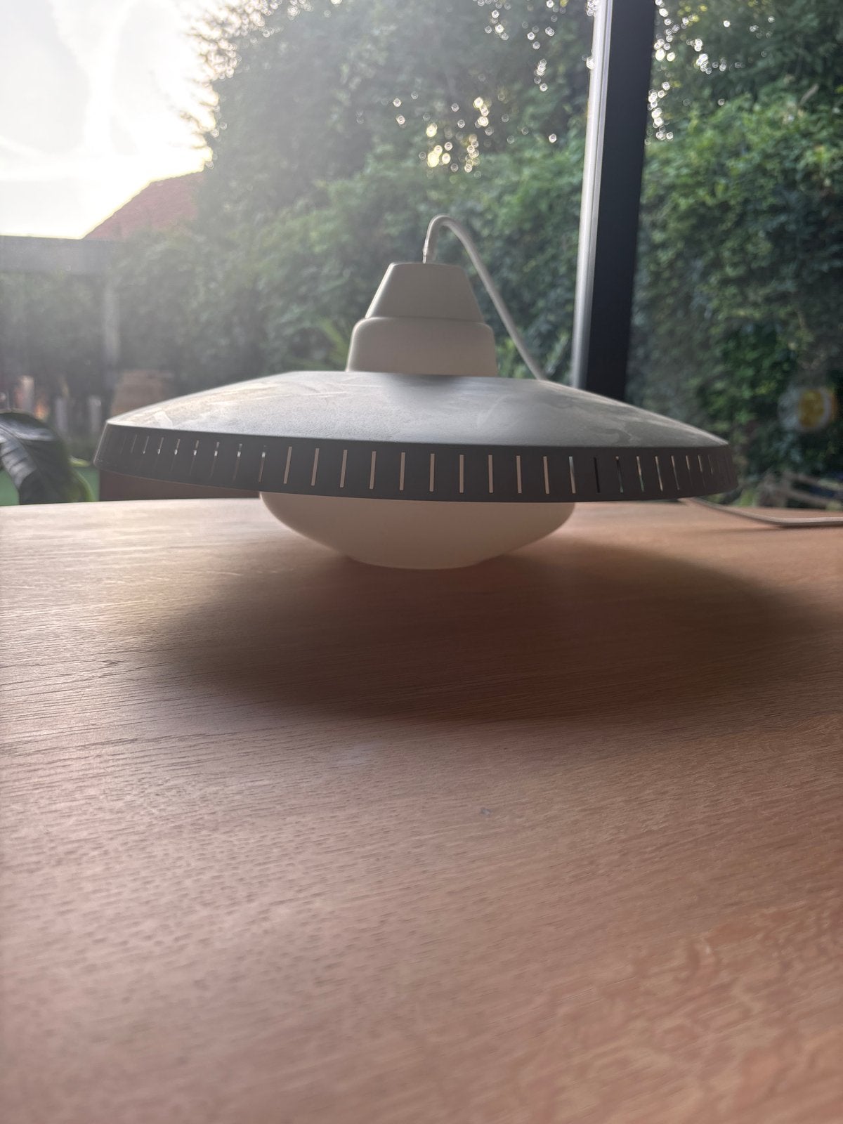 Vintage hanglamp louis kalff voor philips, Huis en Inrichting, Ophalen of Verzenden, Gebruikt, Metaal, E27 (groot)