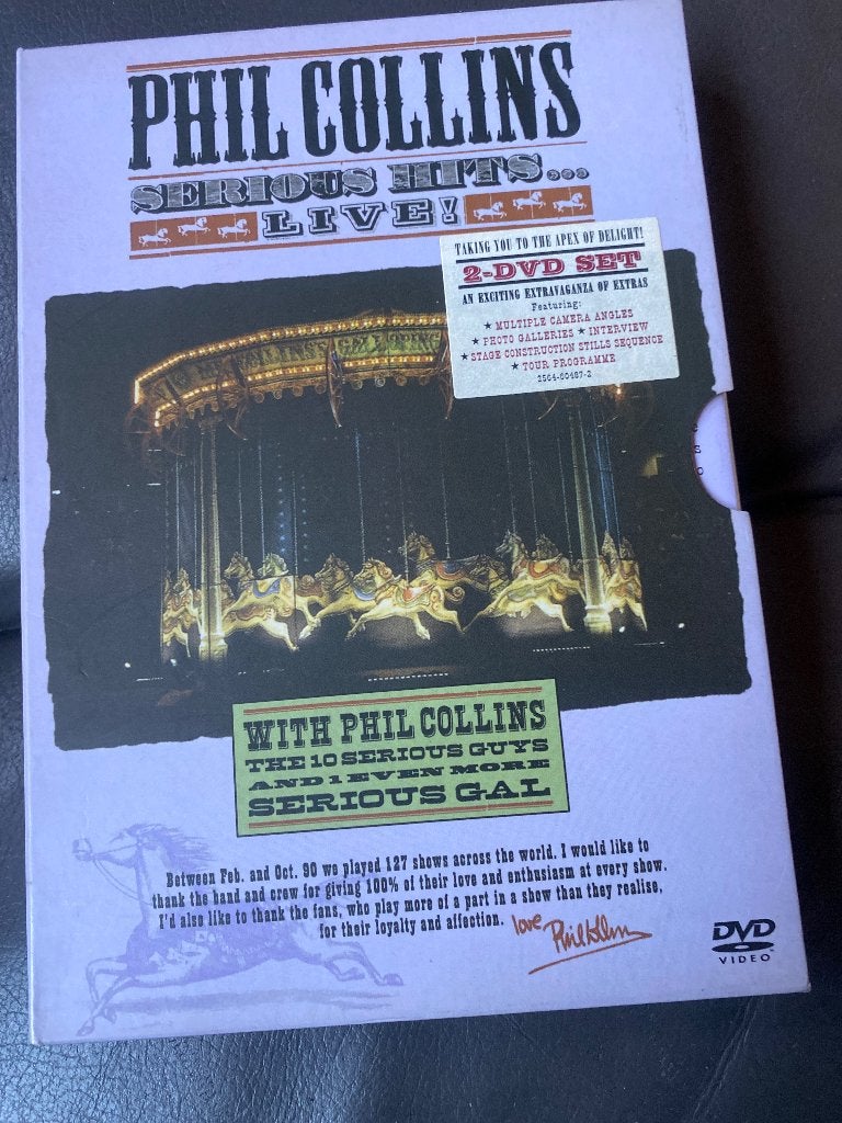Phil Collins - Serious Hits... Live! 2-DVD Set, Engels, Alle leeftijden, Ophalen of Verzenden, Zo goed als nieuw