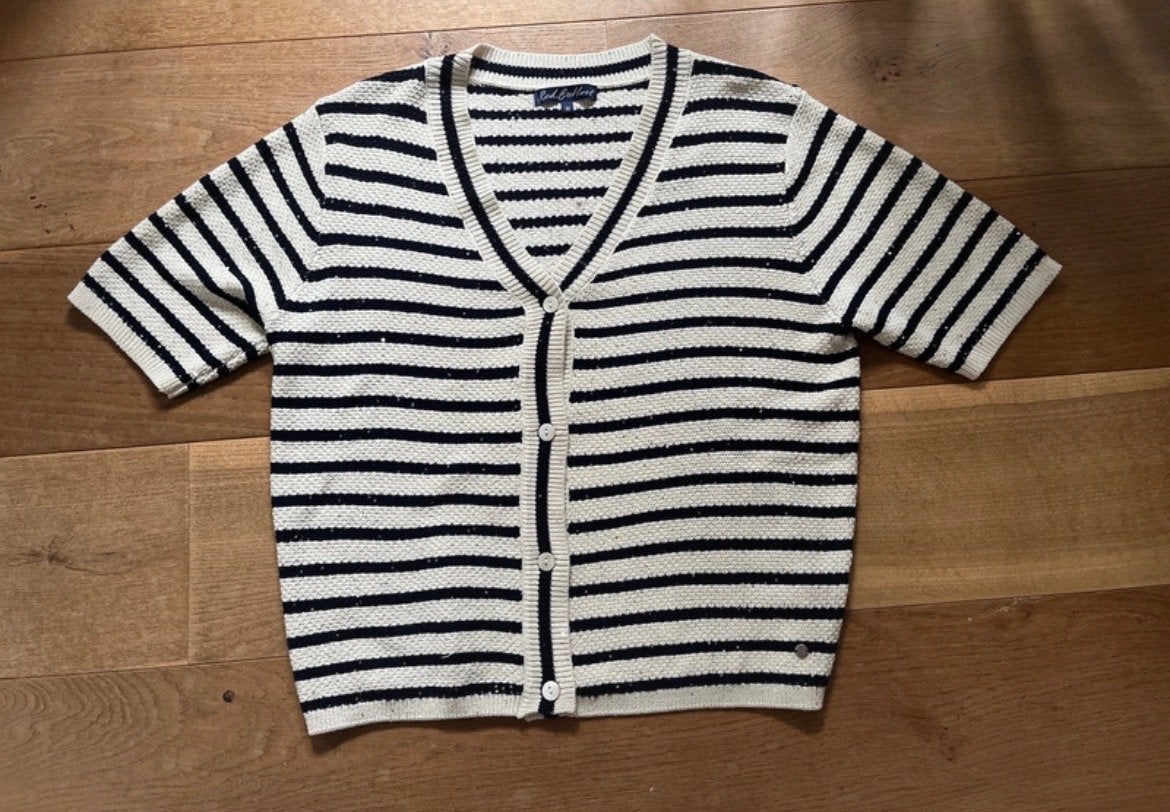 Red Button streep vest met pailletten - Maat M, Kleding | Dames, Truien en Vesten, Ophalen of Verzenden, Nieuw, Maat 38/40 (M)