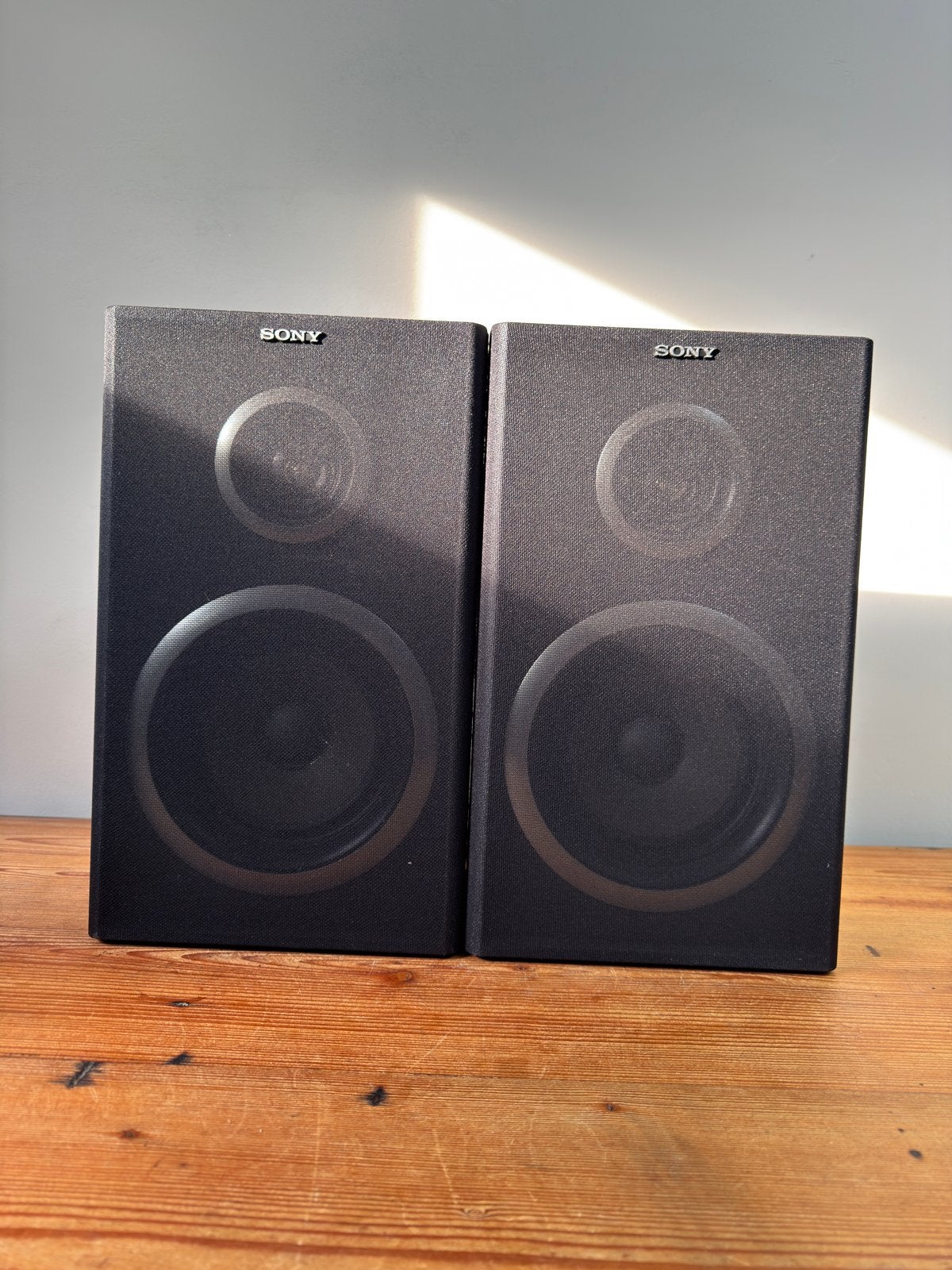 Sony SS-A202 Boekenplank Speakers - Vintage Geluid