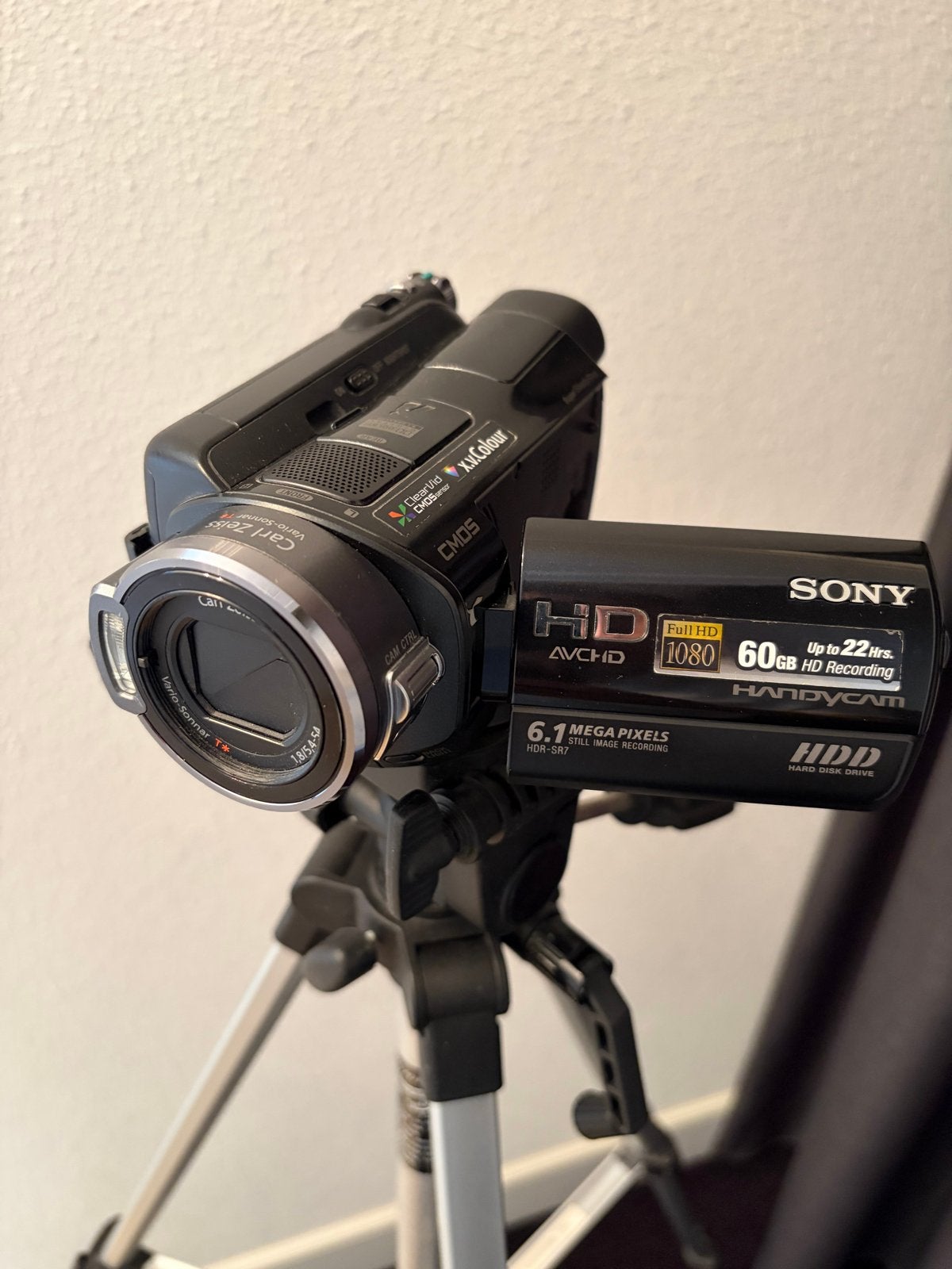 Sony HDR-SR7E Full HD Handycam met verstelbaar statief, Full HD, Ophalen of Verzenden, 8 tot 20x, Sony