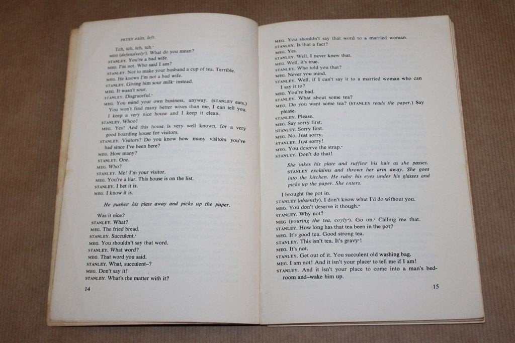 The birthday party. Harold Pinter. 1967., Ophalen of Verzenden, Gelezen