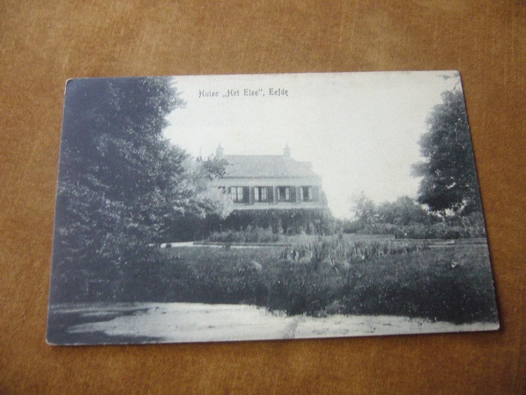 EEFDE  =  HUIZE HET ELZE  BRIEFKAART  1909, Ophalen of Verzenden, Voor 1920, Gelopen, Gelderland