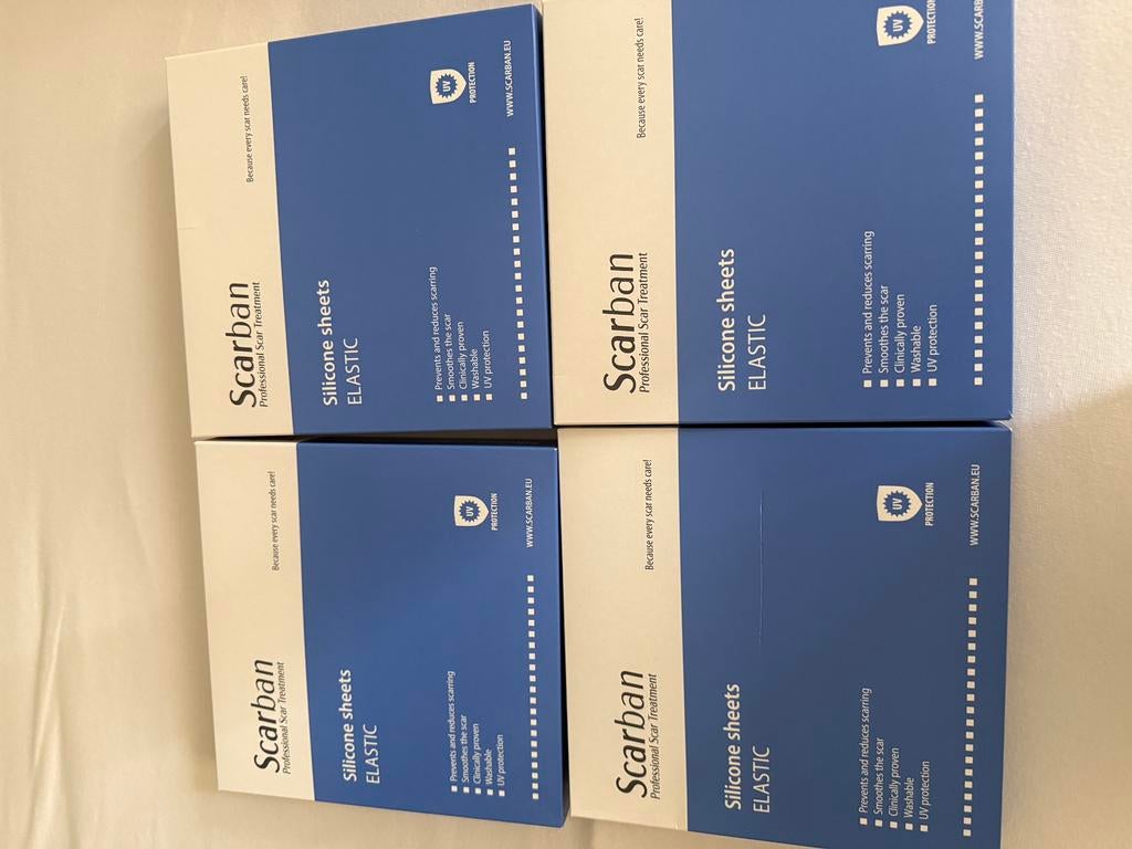 Scarban mammareductie  pleisters, Ophalen of Verzenden, Zo goed als nieuw, Overige typen