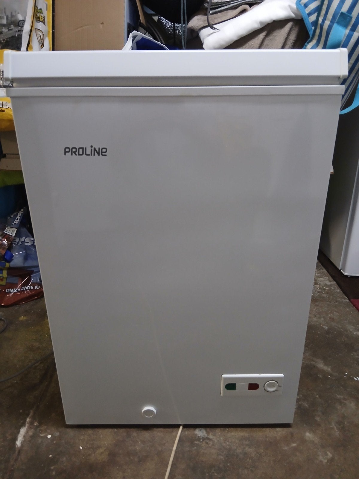 Proline PLCH103-1 Vrieskist - 103L - Schoongemaakt, Witgoed en Apparatuur, Vriezers en Diepvrieskisten, Ophalen, Vrieskist, Gebruikt