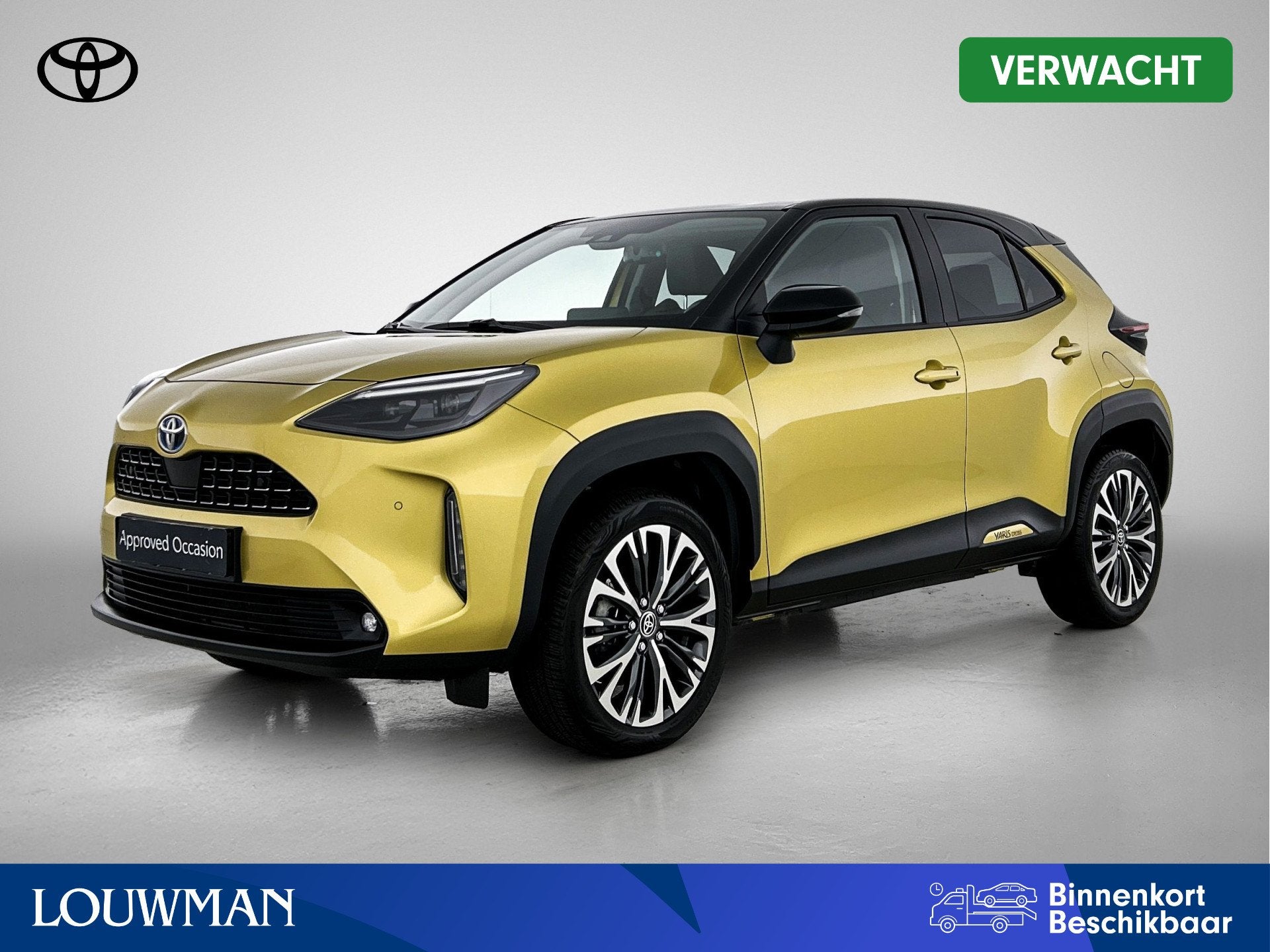 Toyota Yaris Cross 1.5 Hybrid Executive + | BTW Voertuig | J, Auto's, 12 maanden, Zwart, Overige kleuren, 1490 cc