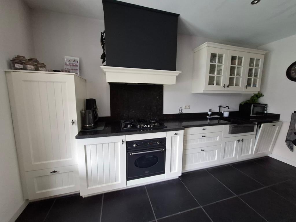 Tulp keuken met Boretti oven met 5-pits gasfornuis, Ophalen, Gebruikt, Hete lucht, Gas