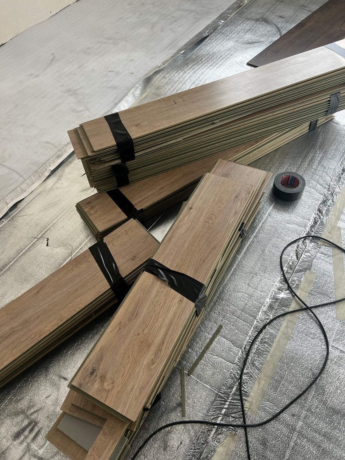 Laminaatvloer - Zo goed als nieuw, Ophalen, Gebruikt, 50 tot 150 cm, 10 m² of meer