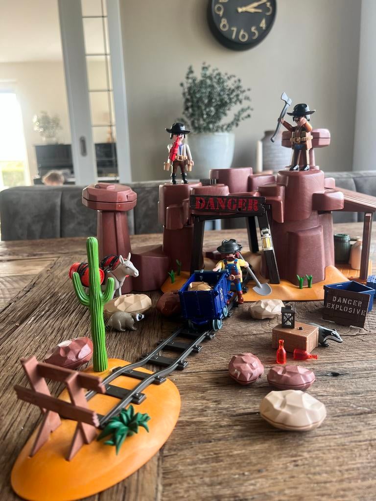 Playmobil Western Goudmijn - Bijna Compleet, Kinderen en Baby's, Speelgoed | Playmobil, Ophalen of Verzenden, Gebruikt, Complete set
