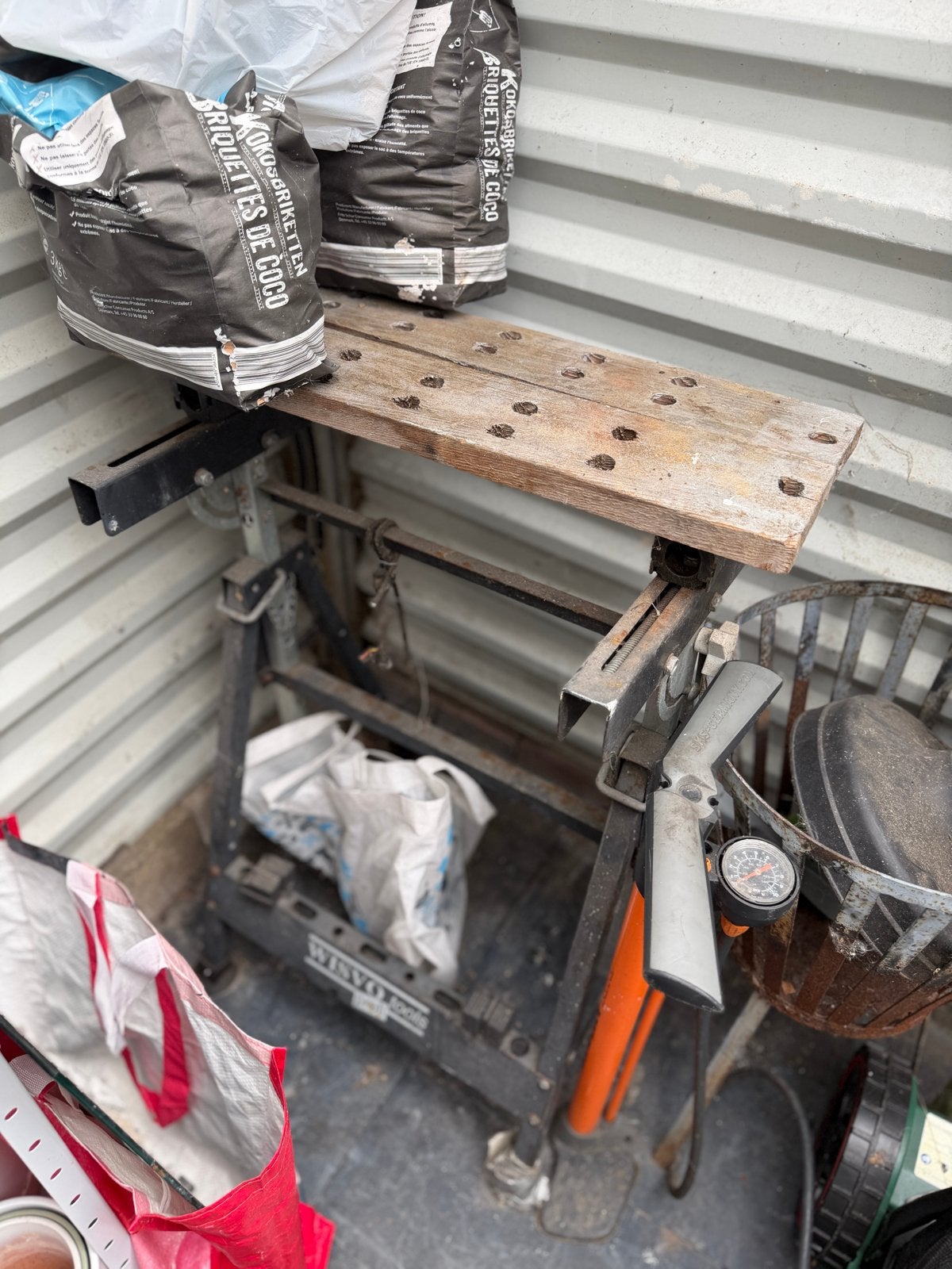 Werkbank, Doe-het-zelf en Verbouw, Werkbanken, Ophalen, Gebruikt, 70 tot 120 cm, Bankschroef