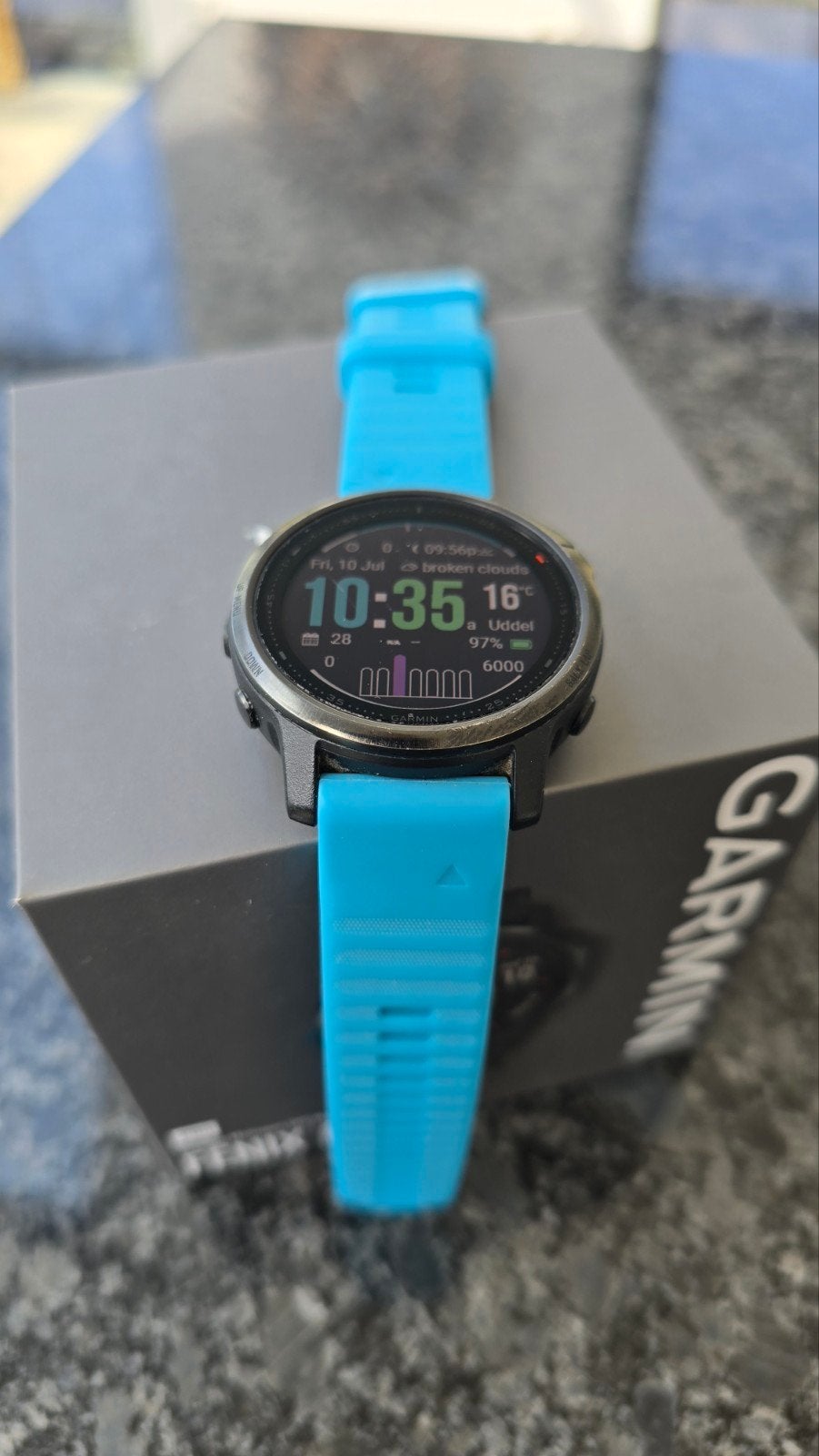 Garmin Fenix 6S Pro Multisport GPS Horloge, Zwart, IOS, Ophalen of Verzenden, Zo goed als nieuw