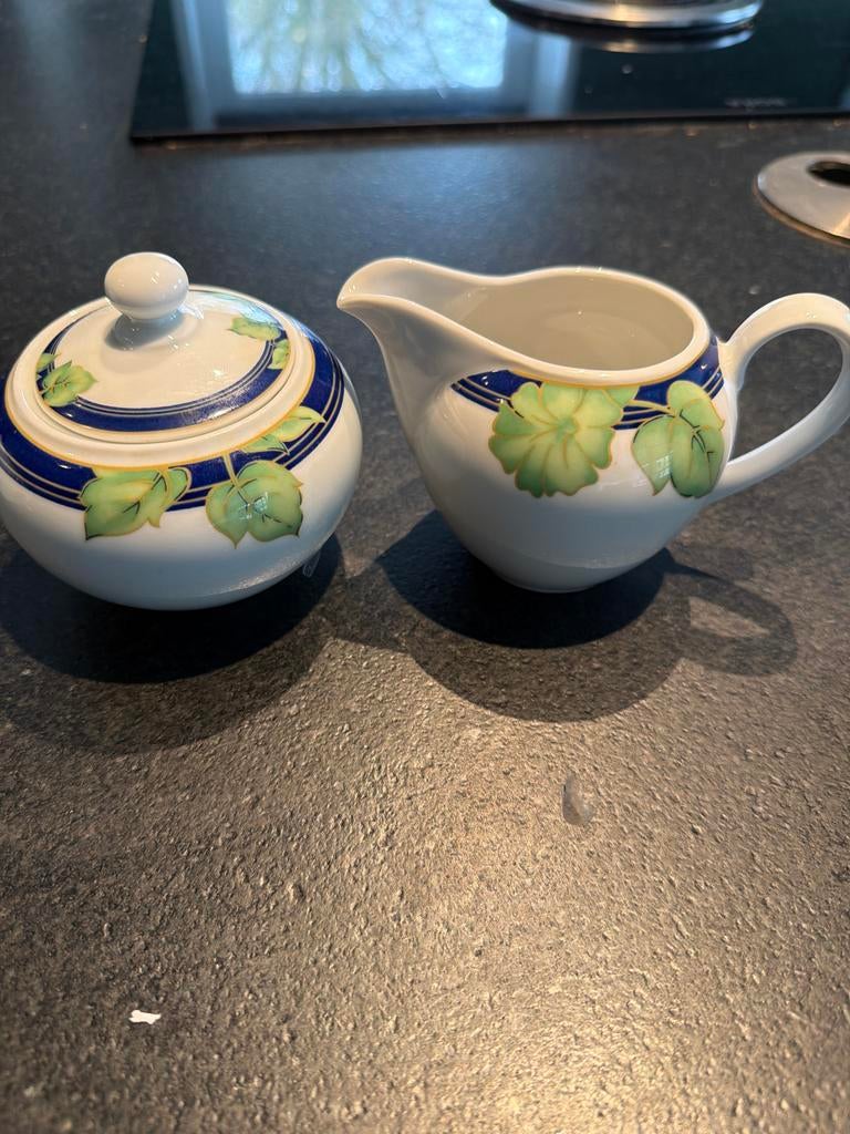 Suikerpot en melkkan kronester bavaria, Ophalen of Verzenden