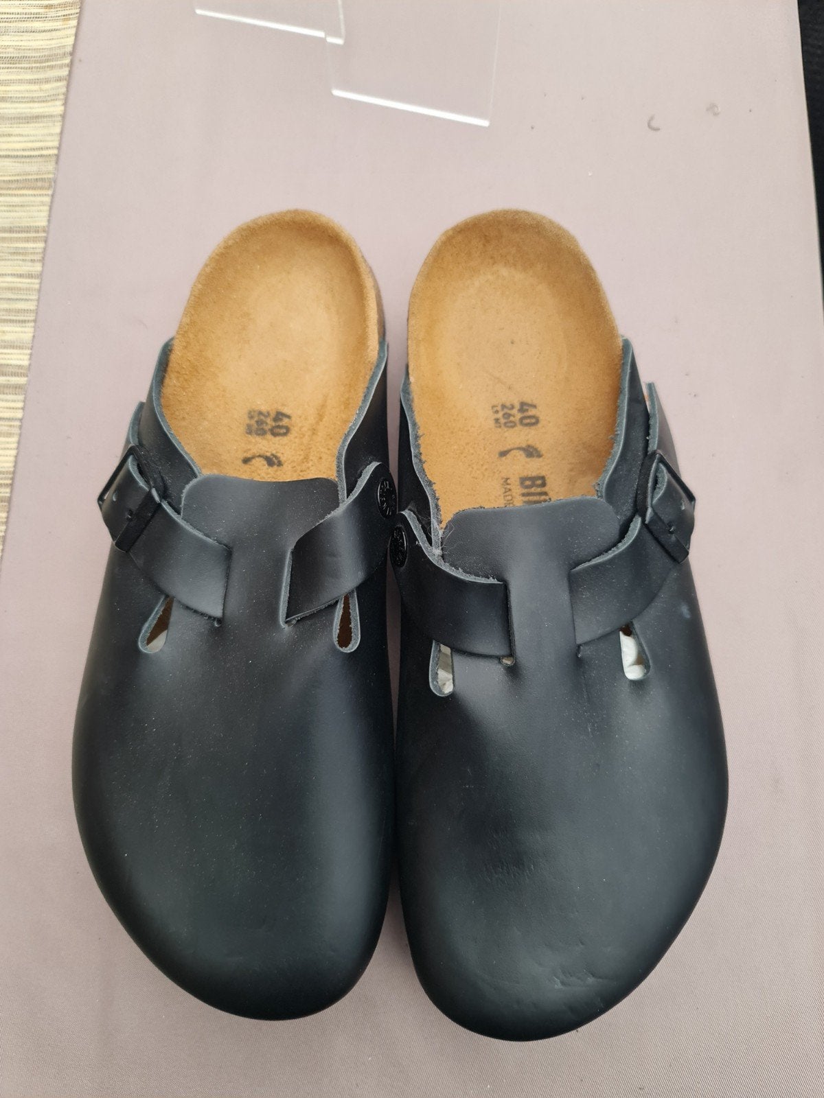 Nieuwe Birkenstock klompen, maat 40, Slippers, Zwart, Nieuw, Ophalen of Verzenden