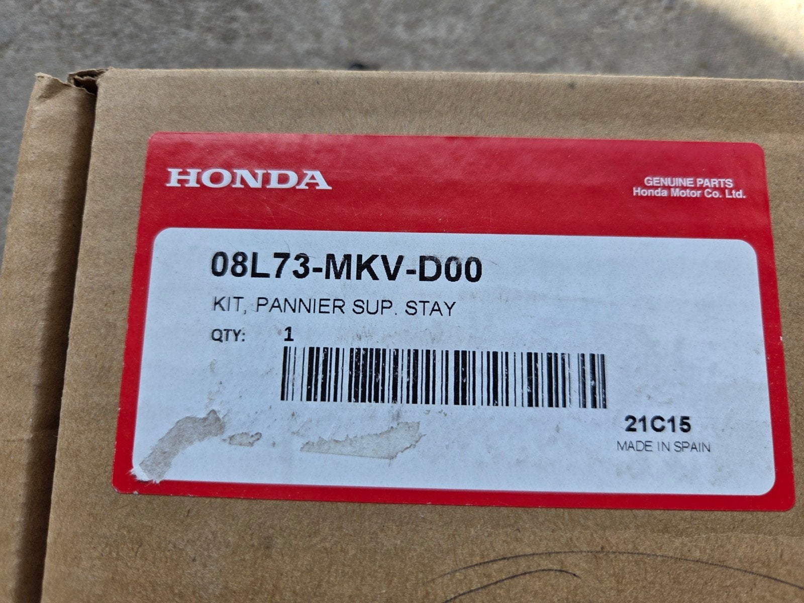 Kofferdraagsysteem Honda Forza 750 (21-) - 08l73-mkv-d00, Ophalen of Verzenden, Nieuw