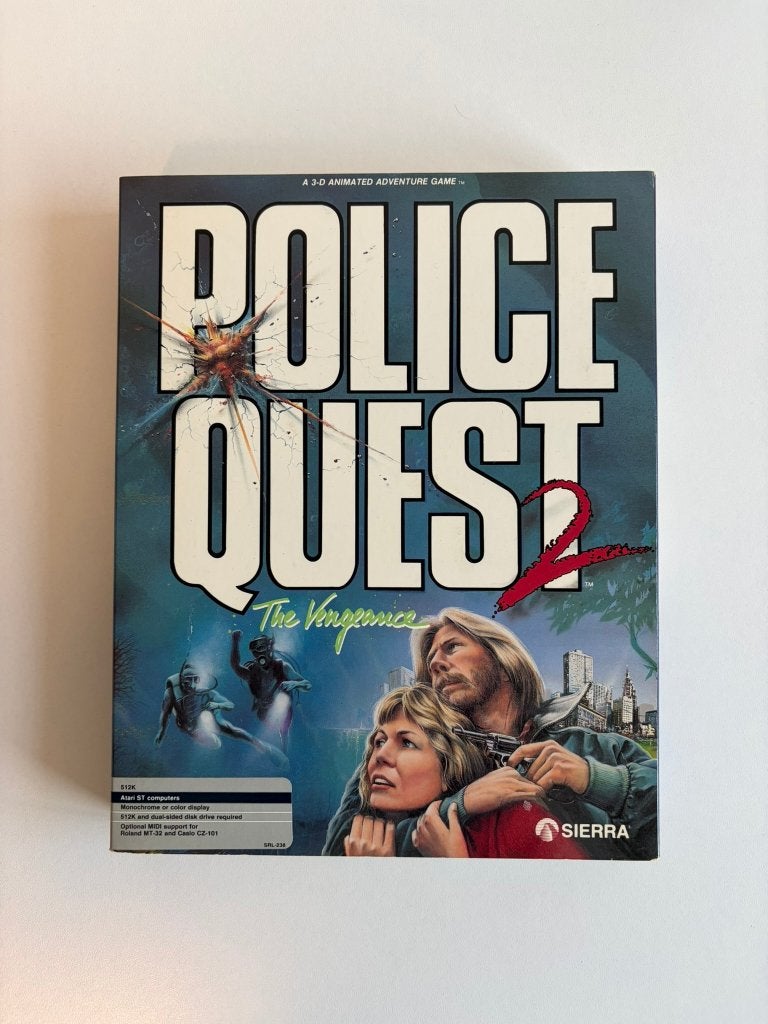 Police Quest 2: The Vengeance Sierra Big Box, Avontuur en Actie, 1 speler, Ophalen of Verzenden, Zo goed als nieuw