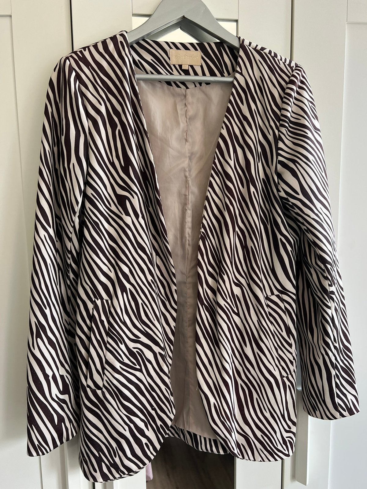 Soky & Soka zebra print zwart/wit colbert nieuw maat M, Maat 38/40 (M), Zwart, Ophalen of Verzenden, Zo goed als nieuw
