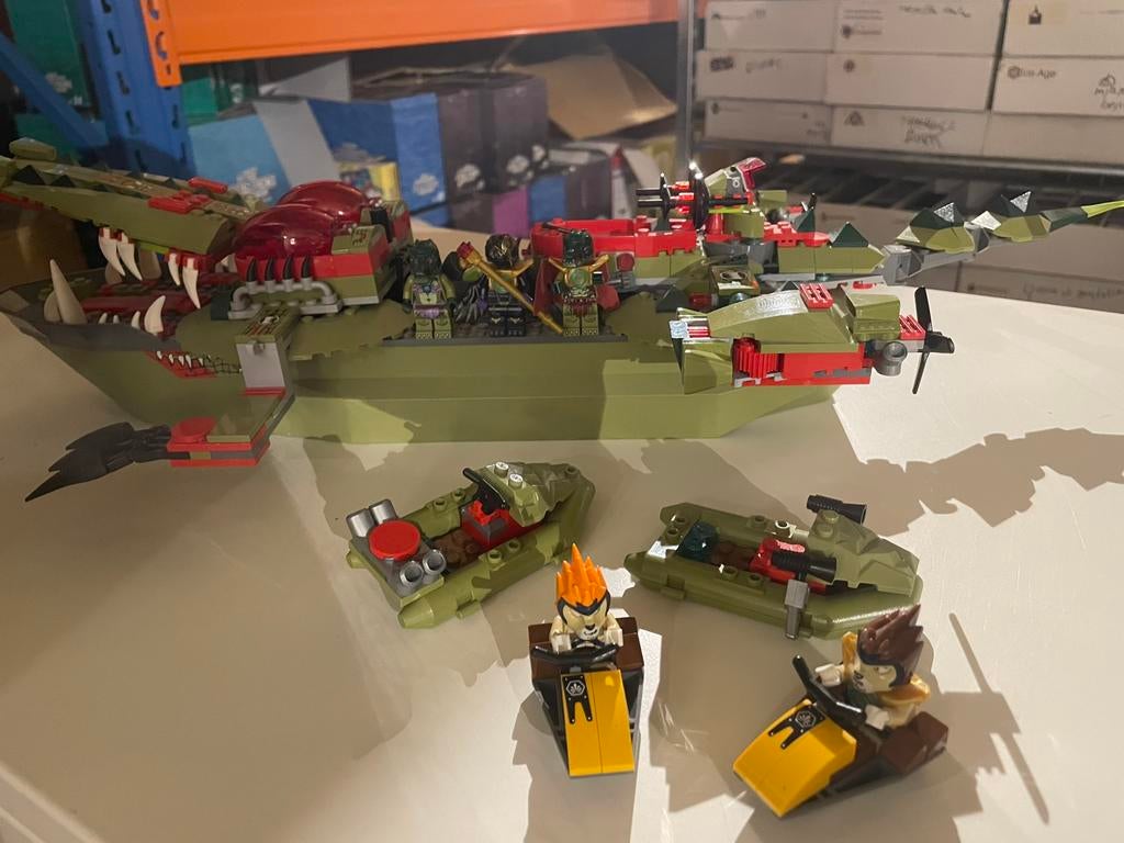 Lego chima set oud conpleet, Ophalen of Verzenden, Zo goed als nieuw