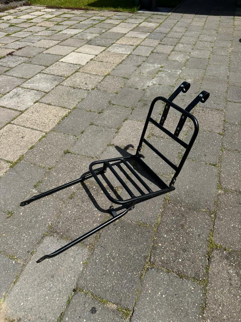 Fietsvoordrager, Ophalen, Zo goed als nieuw