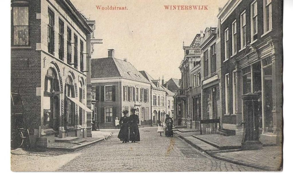 winterswijk  1913  wooldstraat  uitg albrecht  mooi stempel, Verzenden, Voor 1920, Gelopen, Gelderland