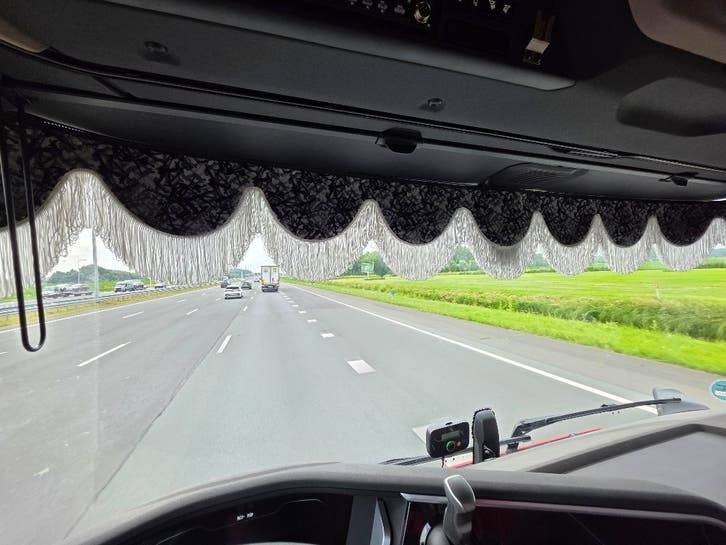 Deens pluche raamband, Ophalen of Verzenden, Gebruikt, Overige merken, Interieur en Bekleding