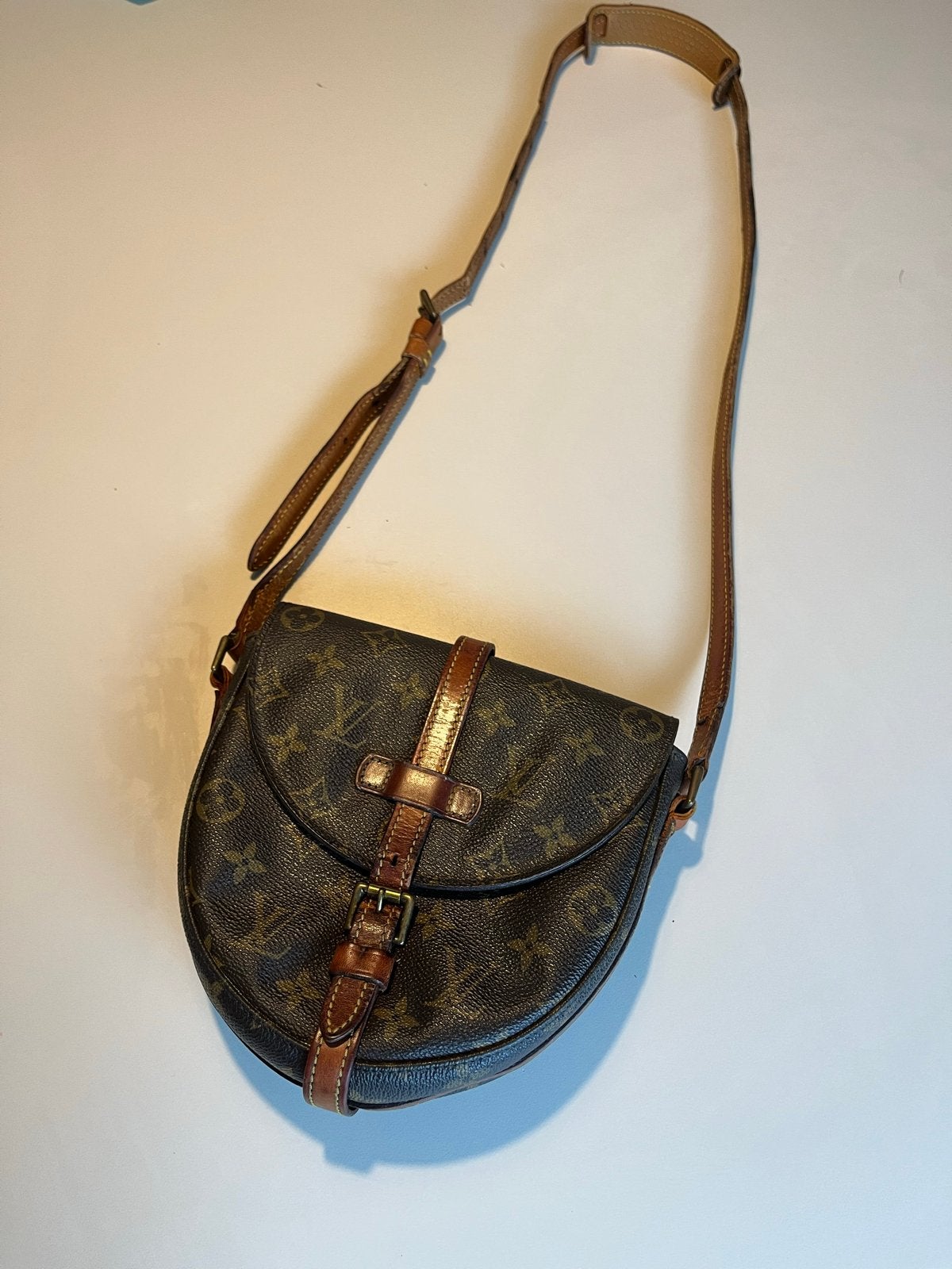 Louis Vuitton Chantilly  - Vintage, Sieraden, Tassen en Uiterlijk, Tassen | Damestassen, Ophalen, Gebruikt, Bruin, Schoudertasje