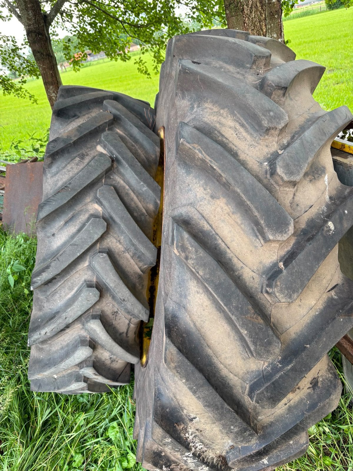 Tractorwielen 16.9 R 34 - 8 gaats - John deere tractor, Auto-onderdelen, Ophalen of Verzenden, Gebruikt